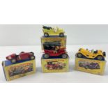 4 Matchbox 'Models of Yesteryear' diecast vehicles in original boxes. Comprising: Y-1 1911 Model T
