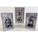 3 Marvel movie figures by Eaglemoss, as new & boxed. Comprising Scarlet Witch, Black Panther and