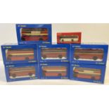 7 boxed 1:7 scale and 1 boxed 1:48 scale diecast buses by B-T Models. 2 x B201B-Bristol MW Eastern