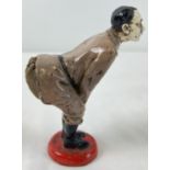 A novelty painted cast metal pin cushion in the form of Adolf Hitler. Approx. 11.5cm tall.