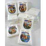 A collection of 12 limited edition Winnie The Pooh 3D design, resin wall plaques/plates. In