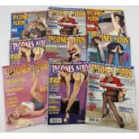 9 issues of Tacones Altos, Spanish adult erotic magazine. From a private collection - all in very