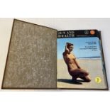 12 consecutive vintage issues of Sun & Health naturist magazine bound in a brown binder with gilt