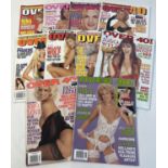 10 issues of Over 40 adult erotic magazine featuring mature women. From a private collection. All in