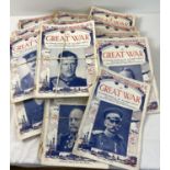 173 copies of "The Great War" magazine, published 1914-1919. In various conditions, some issues