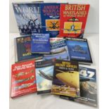 A collection of Military and World War II books. To include World War II by H.P.Willmott, British