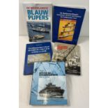 5 large German edition hardback books relating to shipping & Shipping Lines. To include The Dutch