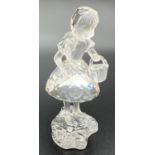 A boxed 1996 Little Red Riding Hood crystal figure by Swarovski, from the Fairy Tales Collection.