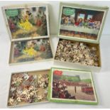 3 boxed vintage Victory wooden jigsaw puzzles. The Last Supper (350 piece), Andalucia (125 piece)