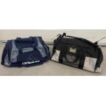 2 sports holdall bags. Blue bag by Adidas and Active Sport. Both with multiple compartments,