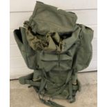A Gelert Military 85 framed rucksack.