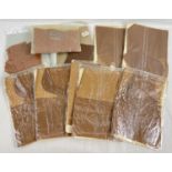 10 assorted vintage pairs of seam free nylon stockings in clear plastic packaging. To include