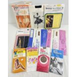 10 assorted vintage pairs of sheer tights, pop socks and 'Tight'n Brief' tights & briefs, all in
