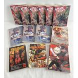 13 assorted paperback manga and light novels, to include Attack on Titan, Seraph and Ninja Slayer.