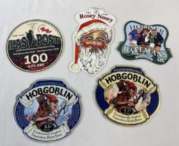 3 Batemans Brewery beer pump clips: Last Post 100th Anniversary Of Armistice Day, Hooker and Rosey