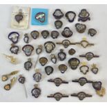 42 vintage Royal British Legion and Women's Section British Legion pin badges, lapel badges and