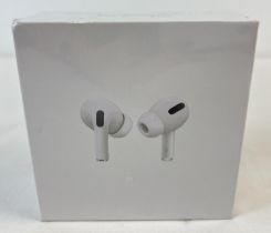 A boxed & sealed set of refurbished Apple Airpods Pro with MagSafe charging case. Model A2083