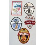 5 beer pump clip boards for Cottage Brewing. Comprsing: Dark Cascadian, Zeus, E.S.B. Conquest,