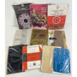 10 assorted vintage pairs of seam free nylon stockings in original packaging. To include Aristoc,