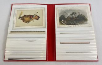 An album containing 40 assorted Edwardian & vintage greetings cards.
