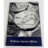 2011 50p collectors Sports Album to commemorate the 2012 London Olympics. Album contains 29