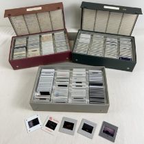 3 boxes of assorted vintage 1960's photographic slides to include local interest - Norfolk Broads.