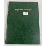 A Green Royal Mail Stock Book containing a collection of 2000+ British stamps from George V, VI