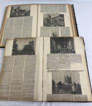 2 albums (a/f)of Newspaper cuttings about villages & their churches.