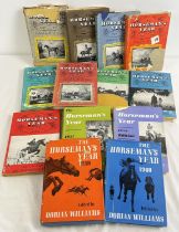 A set of 13 vintage issues of The Horseman's Year from Collins, edited by W.E. Lyon and later Dorian