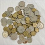 A collection of George VI coins to include half crowns, 2 shillings, one shilling, sixpences and