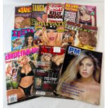 10 assorted adult erotic magazines to include European issues. Lot includes Private Erotic, Tanga,