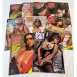 9 vintage 1970's issues of Men Only, adult erotic magazine from Paul Raymond. 8 from volume 41 and 1