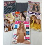 7 assorted more modern adult erotic magazines, 3 issues in original unopened cellophane packaging.