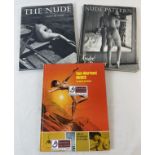 3 vintage 1960's Andre de Dienes adult erotic photographic books, 2 with original dust covers, 1