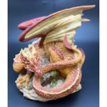 An Enchantica "Arangast" Summer dragon figurine by Andrew Bill, for Holland Studio Craft Ltd.