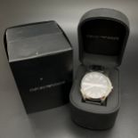 A men's AX2101 Armarni Exchange writchwatch by Emporio Armani, complete with case and outer box.