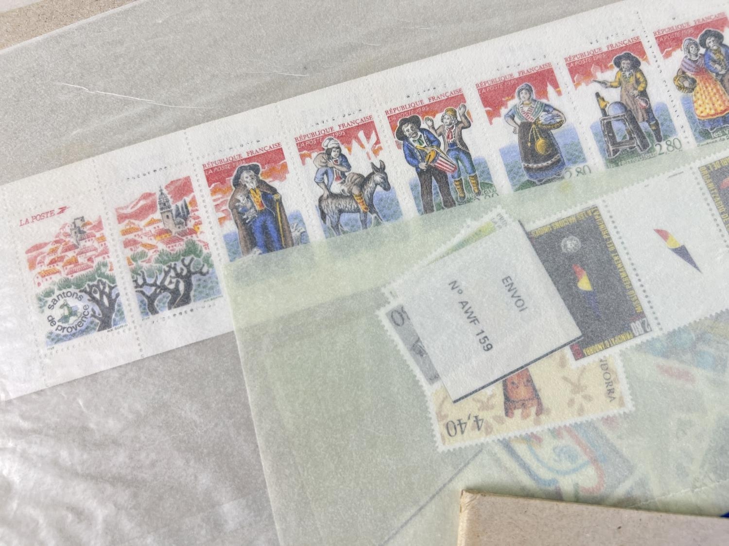 A collection of 1990's La Poste French postage stamps, in mint condition, with original invoices & - Image 4 of 4