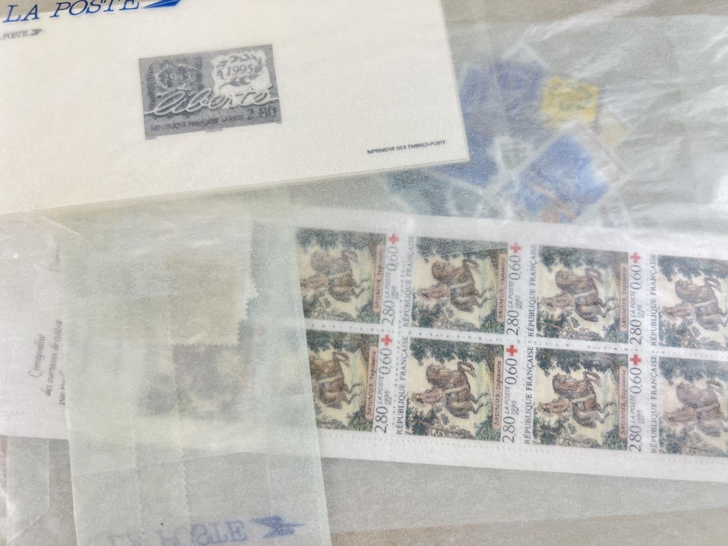 A collection of 1990's La Poste French postage stamps, in mint condition, with original invoices & - Image 3 of 4