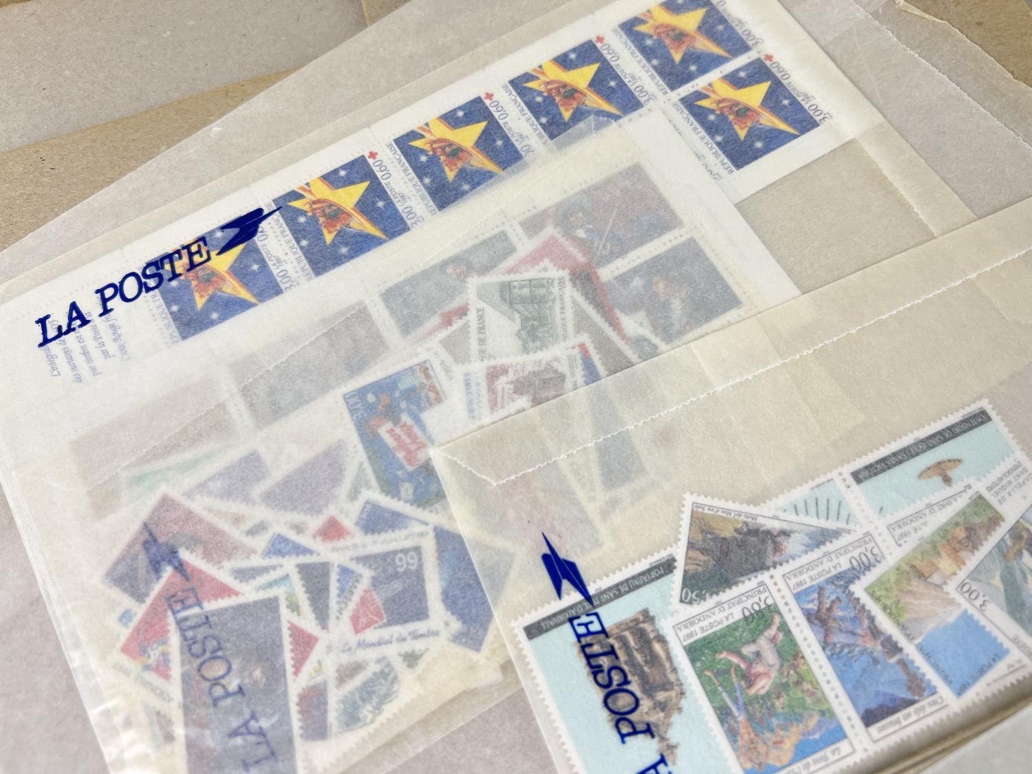 A collection of 1990's La Poste French postage stamps, in mint condition, with original invoices & - Image 2 of 4