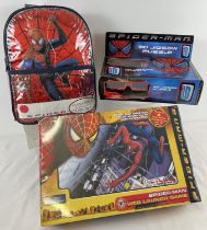 3 Marvel Spiderman sealed & unopened toys. Spiderman 2 Web Launch Game, 3D Jigsaw puzzle with 3D