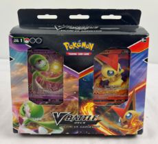 Pokemon trading card game Victini Vs Gardevoir V Battle Deck, sealed and unopened box.