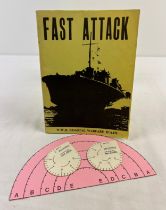 Fast Attack; WWII Coastal Warfare Rules booklet from MOD Games, 1985.