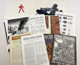 Epic Titan Legions - The fires of Ghenna Scenarios Booklet and model painting guide. Together with