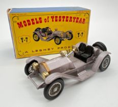 A 1960's boxed Models of Yesteryear Matchbox Y-7 Mercer 1913 Raceabout type 35J diecast vehicle.