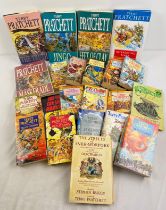 A collection of 22 Terry Pratchett Discworld novels & books - hardback & paperback. To include The