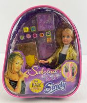 An unopened 2001 Vivid Imaginations Sabrina the Teenage Witch Sindy doll back pack magic stamper set
