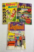 3 vintage 1970's American comics - 2 x Archie together with Little Audrey and Melvin from Harvey