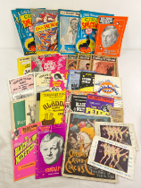 A collection of assorted vintage theatre programmes and ephemera to include Crystal Palace Grand