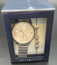 A ladies 2770045 chronograph style watch & bracelet by Tommy Hilfiger, as new - in sealed box. Watch