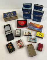 A small collection of smoking related items. To include Bryant & May box of Club Matches, matchbox